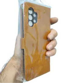 کیف گوشی سامسونگ A13 چرمی اسپورت رنگ کرم کد 02 https://ceobp.com